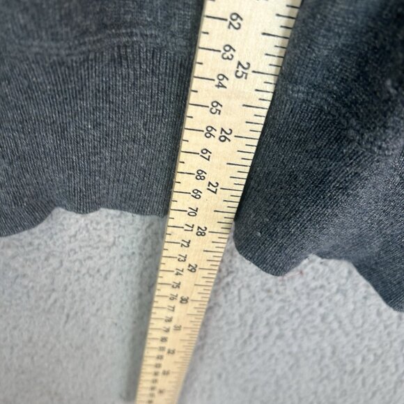 Adidas Mens Gray Silk Cashmere Blend Sweater Size Medium RARE - Picture 4 of 5